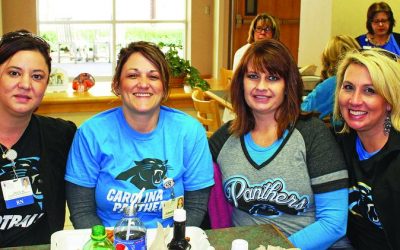 Hugh Chatham Memorial has team spirit. Yes, they do